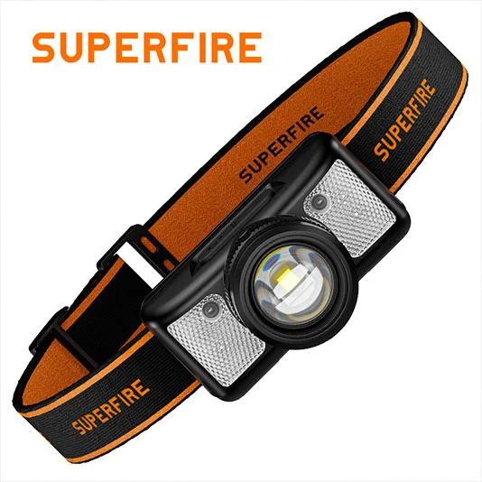 SUPER FIRE HL91 310 Lumen Scheinwerfer mit weißem und rotem Licht