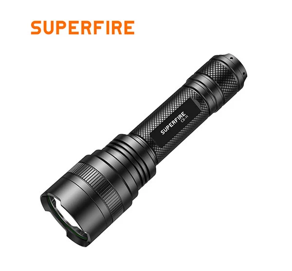 SUPER FIRE C8-H 1200 Lumen Wiederauf ladbare Taktische Taschenlampe
