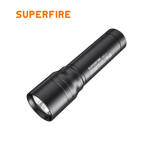 SUPER FIRE S33-C 209 Lumen Helle taktische Taschen-Taschenlampe