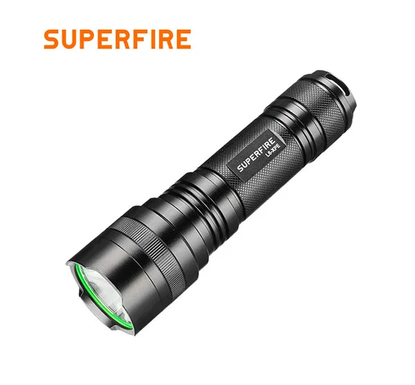 SUPER FIRE L6-XPE 300 Lumen Straf verfolgung Taktische Taschenlampe