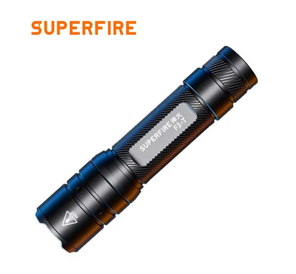 SUPER FIRE F3-T 600 Lumen Teleskop Zoom Taschenlampe taktisch