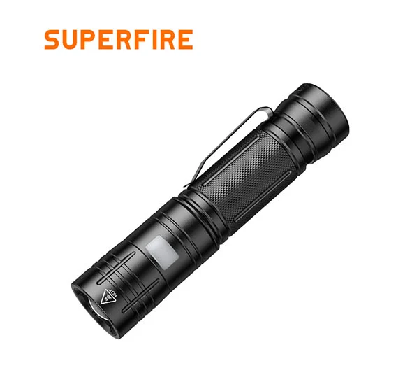 SUPER FIRE GT75 920 Lumen Zoom taktische LED-Taschenlampe wiederauf ladbar