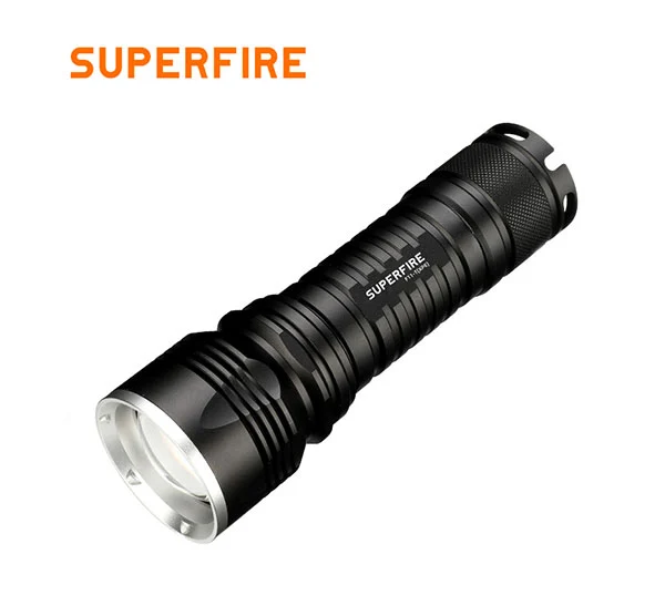 SUPER FIRE F11-T 10W Cree LED wiederauf ladbare Zoom Taschenlampe