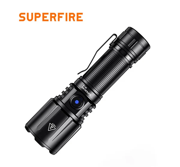 SUPER FIRE R1-G 2300 Lumen Zoombar Hochleistungs-USB-Typen Wiederauf ladbare Taschenlampe