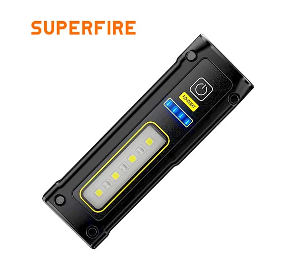 SUPER FIRE EF01 470 Lumen kleine magnetische COB-Taschenlampe