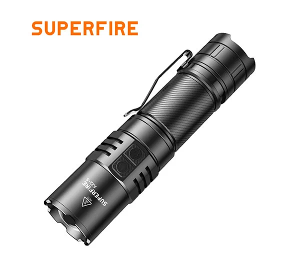 SUPER FIRE A22-S IP43 Wasserdichte Zoomable Adler Augen Taschenlampe