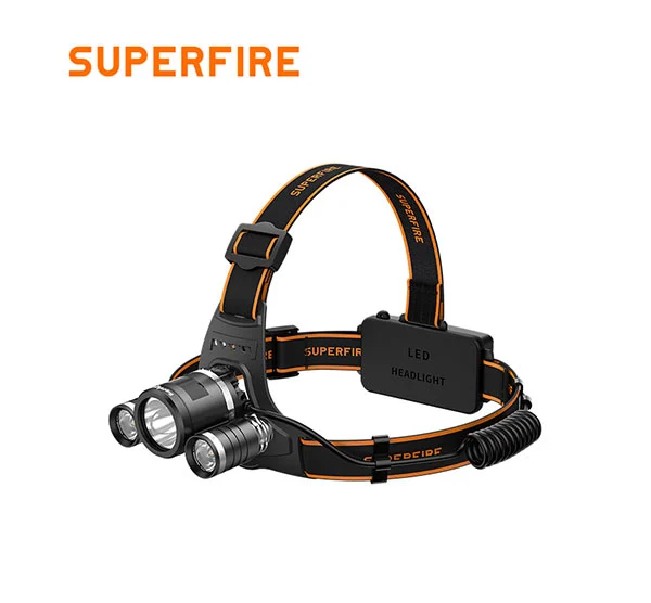 SUPER FIRE HL33 500 Lumen 18650 Wiederauf ladbare Scheinwerfer