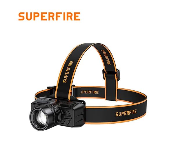 SUPERFIRE HL50 laufender zoombarer Scheinwerfer