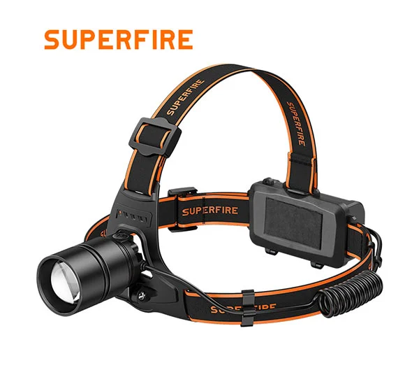 SUPERFIRE HL71 LED Zoomable Scheinwerfer