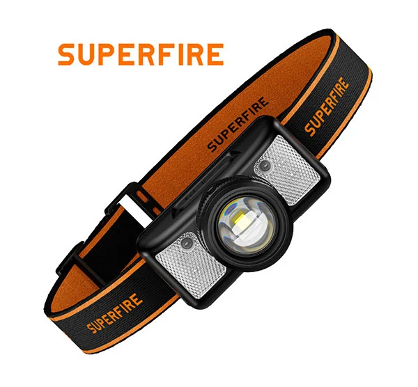 SUPER FIRE HL91 310 Lumen Scheinwerfer mit weißem und rotem Licht