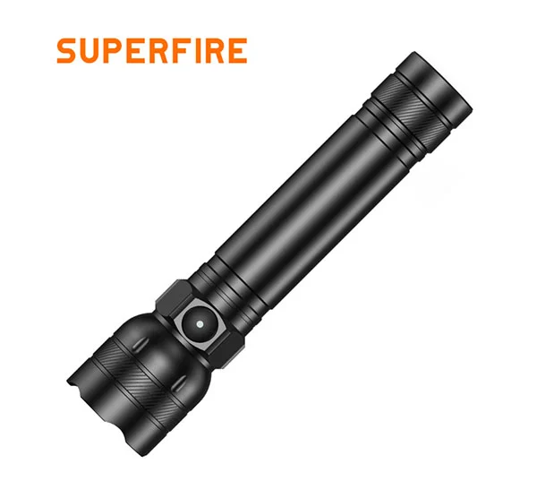 SUPER FIRE L27 Super helle trockene Zelle Taschenlampe Wiederauf ladbar