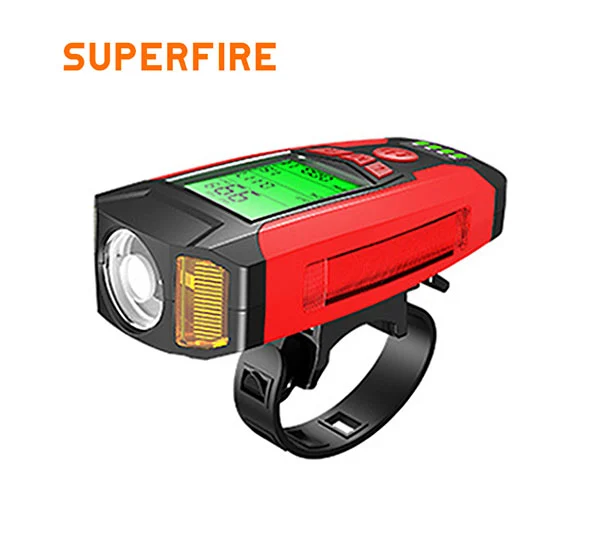 SUPERFIRE BM01 Fahrrad licht mit Horn