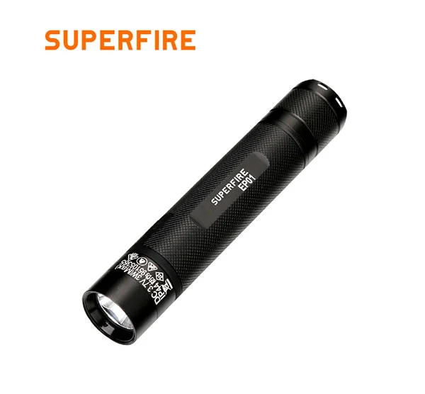 SUPER FIRE EP01 Mini Eigens ichere LED-Taschenlampe Wiederauf ladbar und Explosions sicher