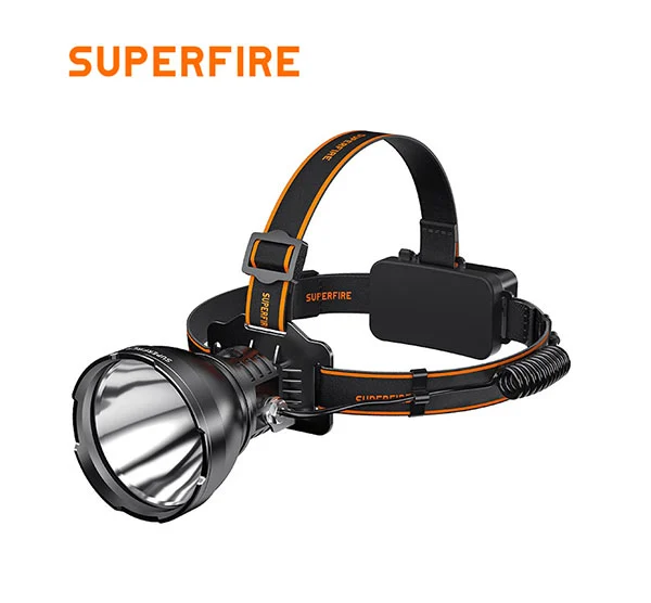 SUPER FIRE HL60 Hochleistungs-LED-Scheinwerfer wiederauf ladbar