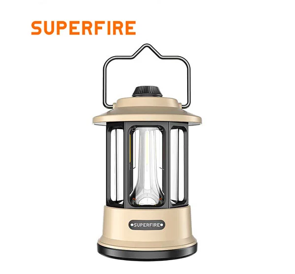 SUPER FIRE T35 Wiederauf ladbare Notfall-LED-Laterne für Stromausfall