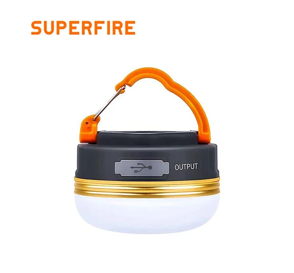 SUPER FIRE T60/T60-A Power Bank Camping licht