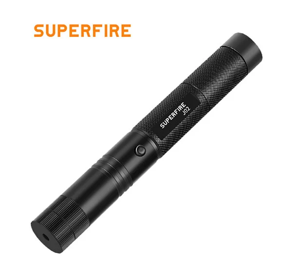 SUPER FIRE J02 Kleine LED Wiederauf ladbare Taschenlampe mit Laserpointer