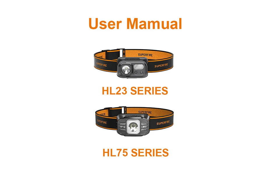 Sensor-Scheinwerfer HL23 HL75 Serie Allgemeines Benutzer handbuch