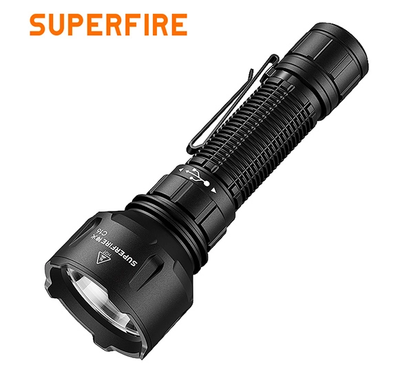 SUPER FIRE C16 Hochleistungs-Taschenlampe