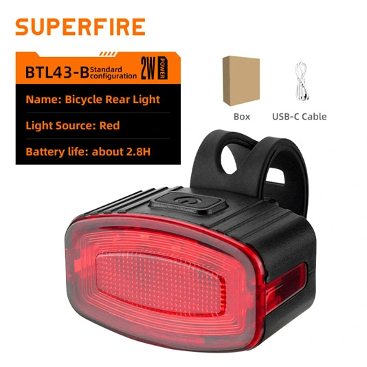 SUPER FIRE BL43 Serie Wiederauf ladbare Fahrrad leuchte