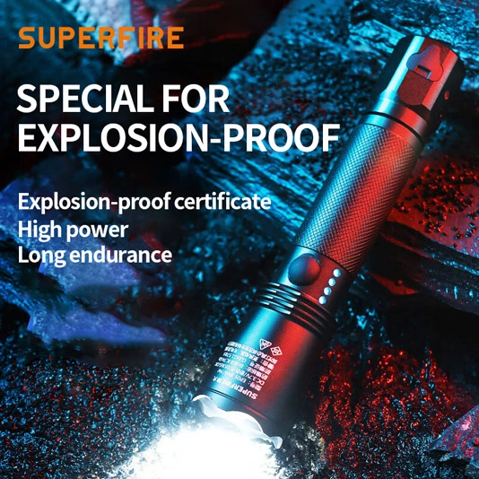 SUPERFIRE EP05 Explosions geschützte Beleuchtung