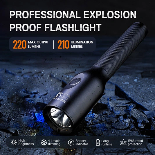 SUPER FIRE neue explosions geschützte LED-Taschenlampe D6